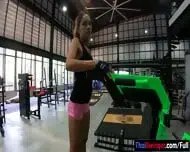 Butt Workout In The Gym For Thai Girlfriend And Sex At Home