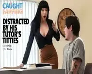 (Eporner Exclusive) Little Puck – Tutor’s Big Boobs Distract Him