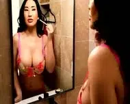 Asian MILF Big Tits Stepmom Seduces Stepson and gets Facial – Suki Sin