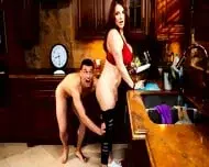 Big Tits MILF Big Ass Latina Stepmom Seduces Stepson – Maggie Green