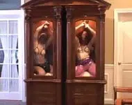 Chained harem slaves