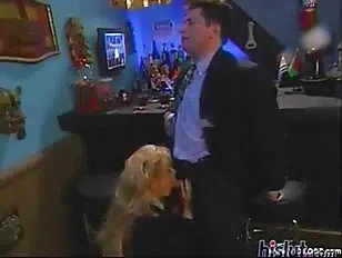 John Strong fuck Zarina in the bar