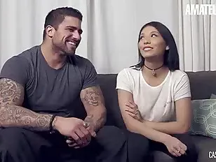 AMATEUREURO – (Jenifer, Alex Duca) – Big Tits Amateur Teen Falls In Love During Casting