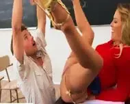 complete the lesson in the teacher’s mouth