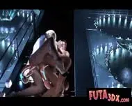 Futa3DX – Busty Big Dicked Blonde Futa Both Fucks Gets Fucked By Alien Dildo