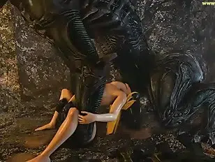 Samus Aran on a strange Alien Planet Saga Full Video 3D Porn