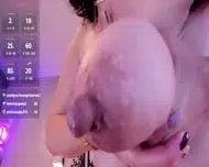 Your Big Nipples And Press With Hands Your Big Tits Until They Turn Red