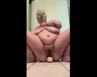 Bbw Riding Dildo