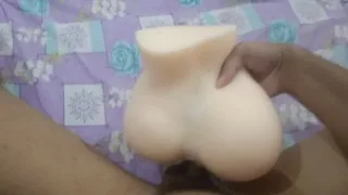 Bisexual male fucks female pussy for the first time.