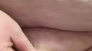 Chubby sissy masturbates until he blows his load