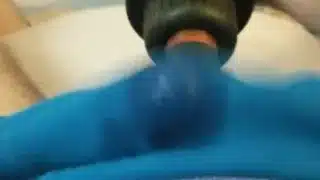 More massager fun – heavy breathing – shoot cum thru boxers