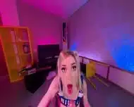 VRcosplayx Anny Aurora Lollipop Chainsaw A XXX Parody