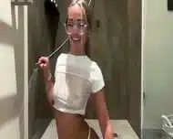 Big Ass Lovely Blonde Livyy Wet Shirt Tits Visible And Big Ass