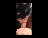 Blindfolded BBW Wife Cum Facial