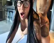 Cheating Latina Gets Anal From Best Friend’s Big Cock, POV Creampie