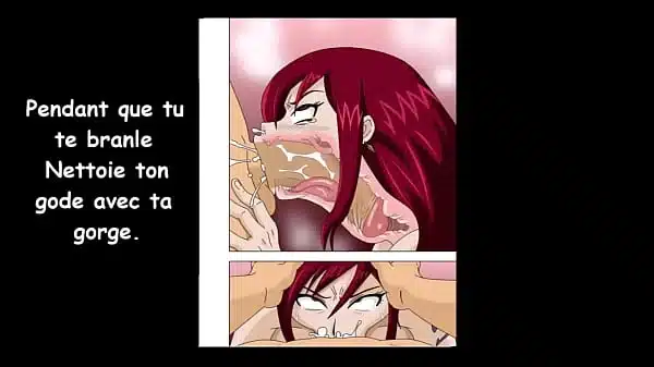 erza help yourself cums in french jerk yourself JOI CEI