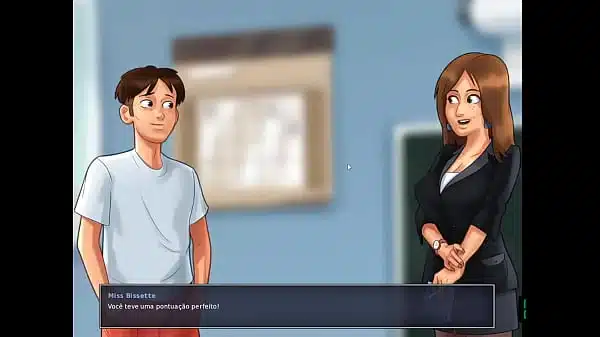 Jogo Porno 2D, Summertime Saga ep 76 – Transei com a minha Prof de Frances