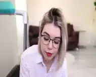 Sexy Skinny Blonde Teacher Fucked Hard
