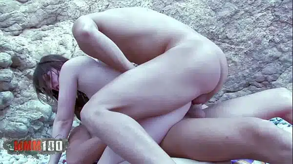 That’s sex !!! 2 huge dicks for one french teen